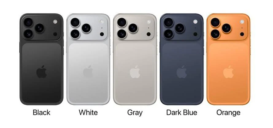 iphone 17 pro max colours